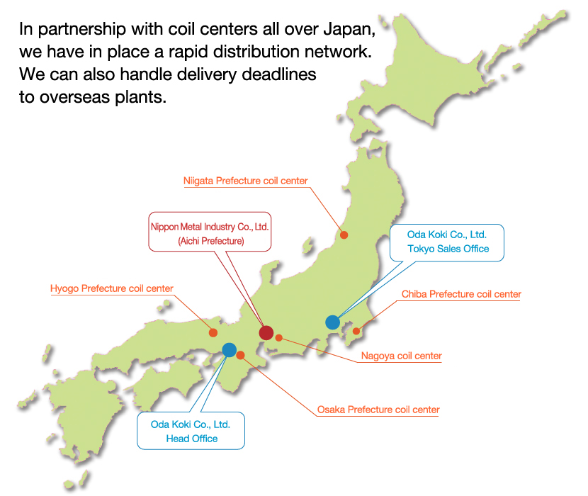 Map of japan